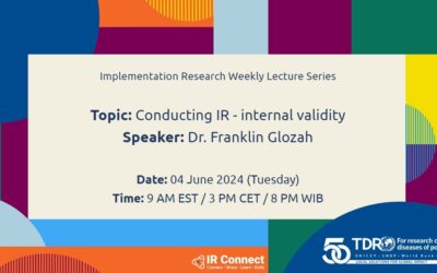 Conducting IR – internal validity – Dr. Franklin Glozah